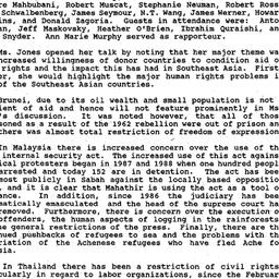 Minutes, 1991-11-07. Southe...