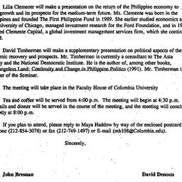 Announcements, 1997-03-14. ...
