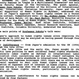 Minutes, 1993-11-30. Japan&...