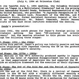 Minutes, 1995-07-06. Japan&...