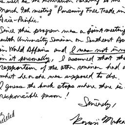 Correspondence, 1995-05-12....