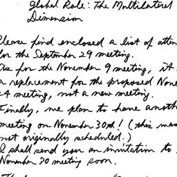 Correspondence, 1992-11-09....
