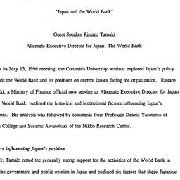 Minutes, 1996-05-13. Japan&...