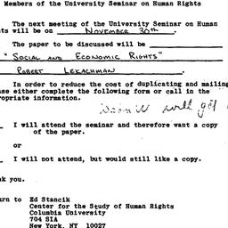 Announcements, 1978-11-30. ...