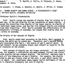 Minutes, 1979-02-20. Human ...