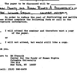 Announcements, 1979-02-01. ...