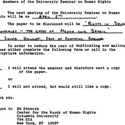 Announcements, 1979-04-05. ...