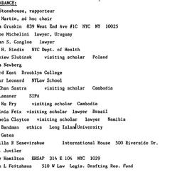 Minutes, 1990-01-29. Human ...