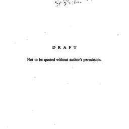 Speaker's paper, 1990-0...