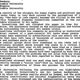 Minutes, 1991-02-18. Human ...