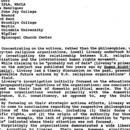 Minutes, 1991-04-22. Human ...
