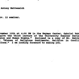 Correspondence, 1990-11-12....