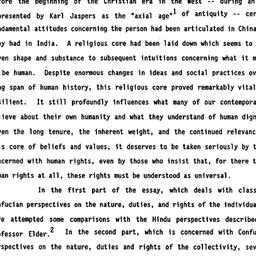 Speaker's paper, 1991-0...