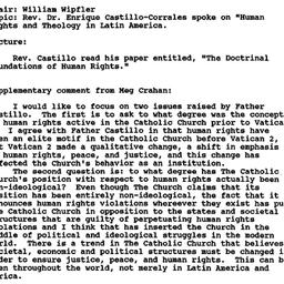 Minutes, 1990-10-22. Human ...