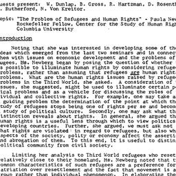 Minutes, 1982-05-15. Human ...