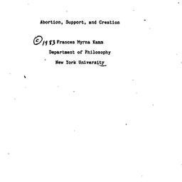 Speaker's paper, 1984-0...