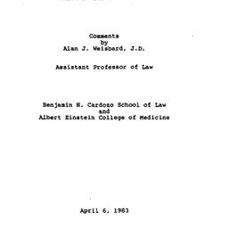Speaker's paper, 1984-0...
