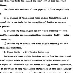 Speaker's paper, 1980-1...