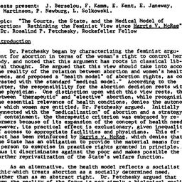 Minutes, 1981-01-30. Human ...