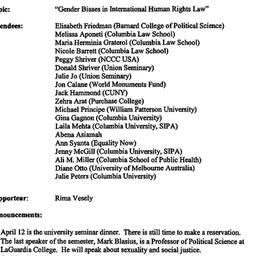 Minutes, 2000-04-04. Human ...