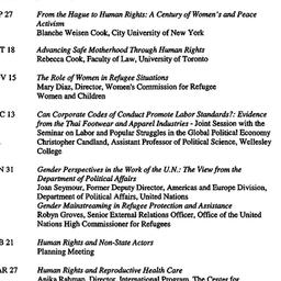 Schedules, Human Rights, se...