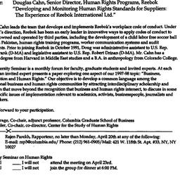 Announcements, 1998-04-23. ...