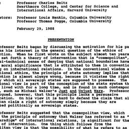Minutes, 1988-03-16. Human ...