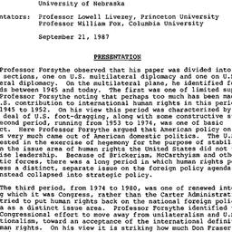 Minutes, 1987-10-03. Human ...