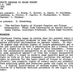 Minutes, 1980-03-11. Human ...