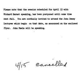 Announcements, 1980-03-17. ...
