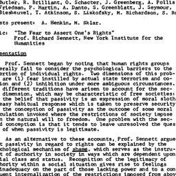 Minutes, 1979-09-24. Human ...
