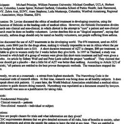 Minutes, 1999-05-03. Human ...