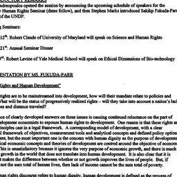Minutes, 1999-02-01. Human ...