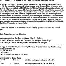 Announcements, 1998-11-23. ...