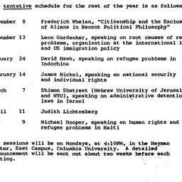 Announcements, 1982-10-04. ...