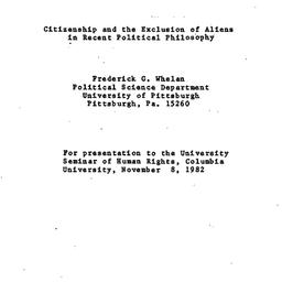 Speaker's paper, 1982-1...