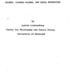 Speaker's paper, 1983-0...