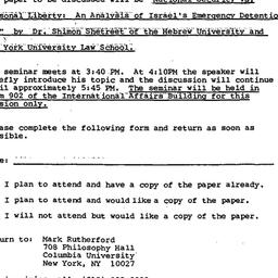 Announcements, 1983-03-09. ...