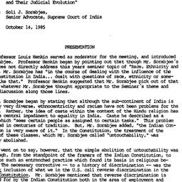 Minutes, 1985-10-14. Human ...