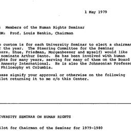 Announcements, 1978-05-01. ...
