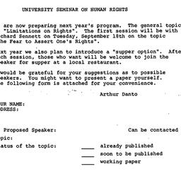 Announcements, 1977-09-18. ...