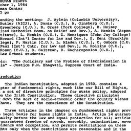 Minutes, 1985-01-07. Human ...