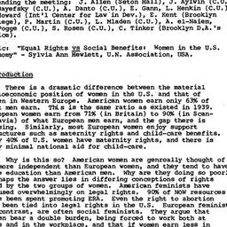 Minutes, 1985-05-22. Human ...