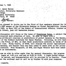 Announcements, 1986-10-01. ...