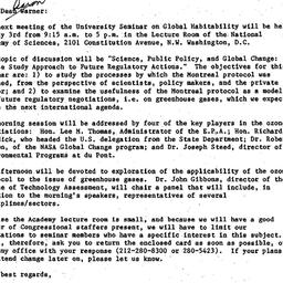 Announcements, 1986-04-06. ...