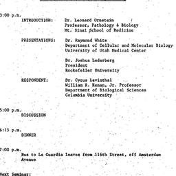 Minutes, 1984-11-14. Global...