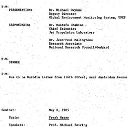 Minutes, 1985-04-10. Global...