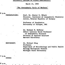 Minutes, 1985-03-13. Global...