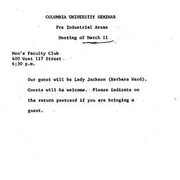 Announcements, 1969-03-11. ...