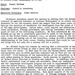 Minutes, 1957-01-08. Develo...